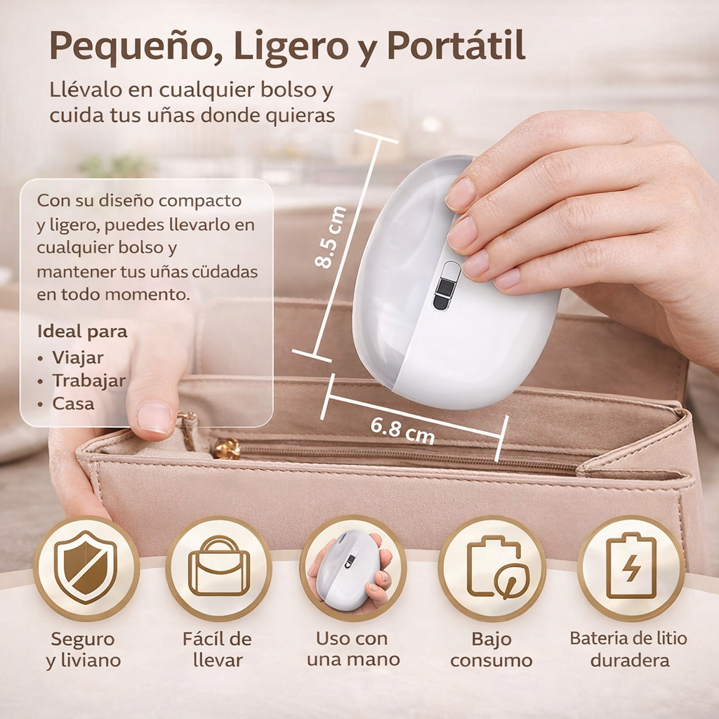 Cortaúñas y Pulidor Eléctrico NailCare™