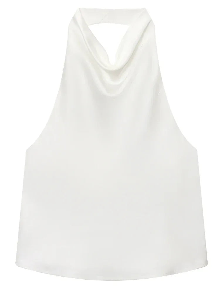 Top Halter Satén