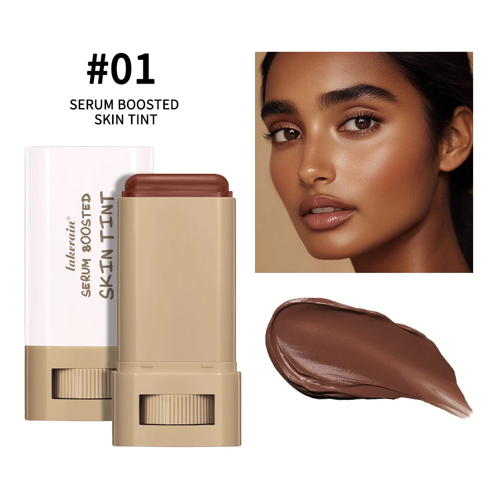 Serum-Boosted Skin Tint Stick – Nourishing, Buildable Coverage Foundation