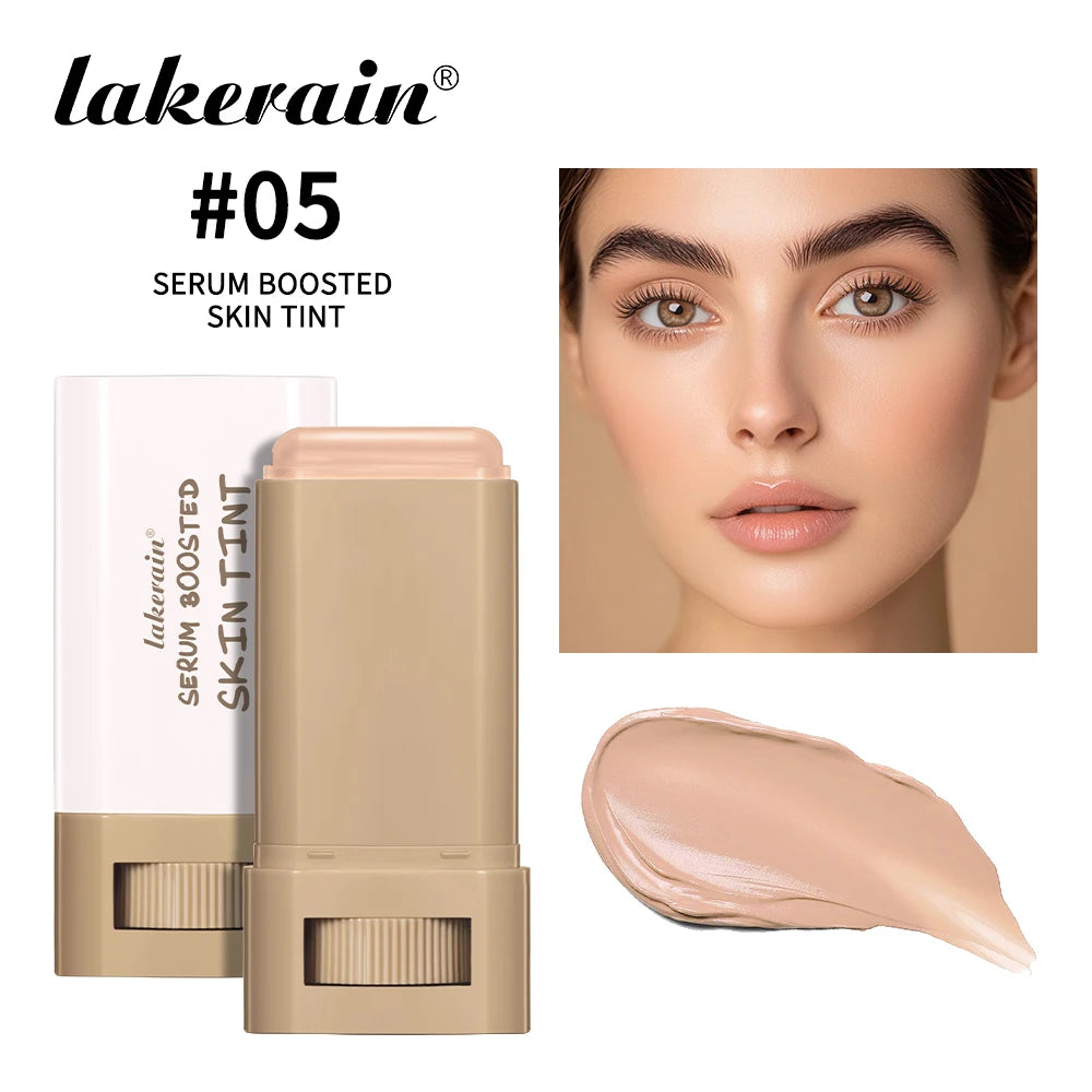 Serum-Boosted Skin Tint Stick – Nourishing, Buildable Coverage Foundation