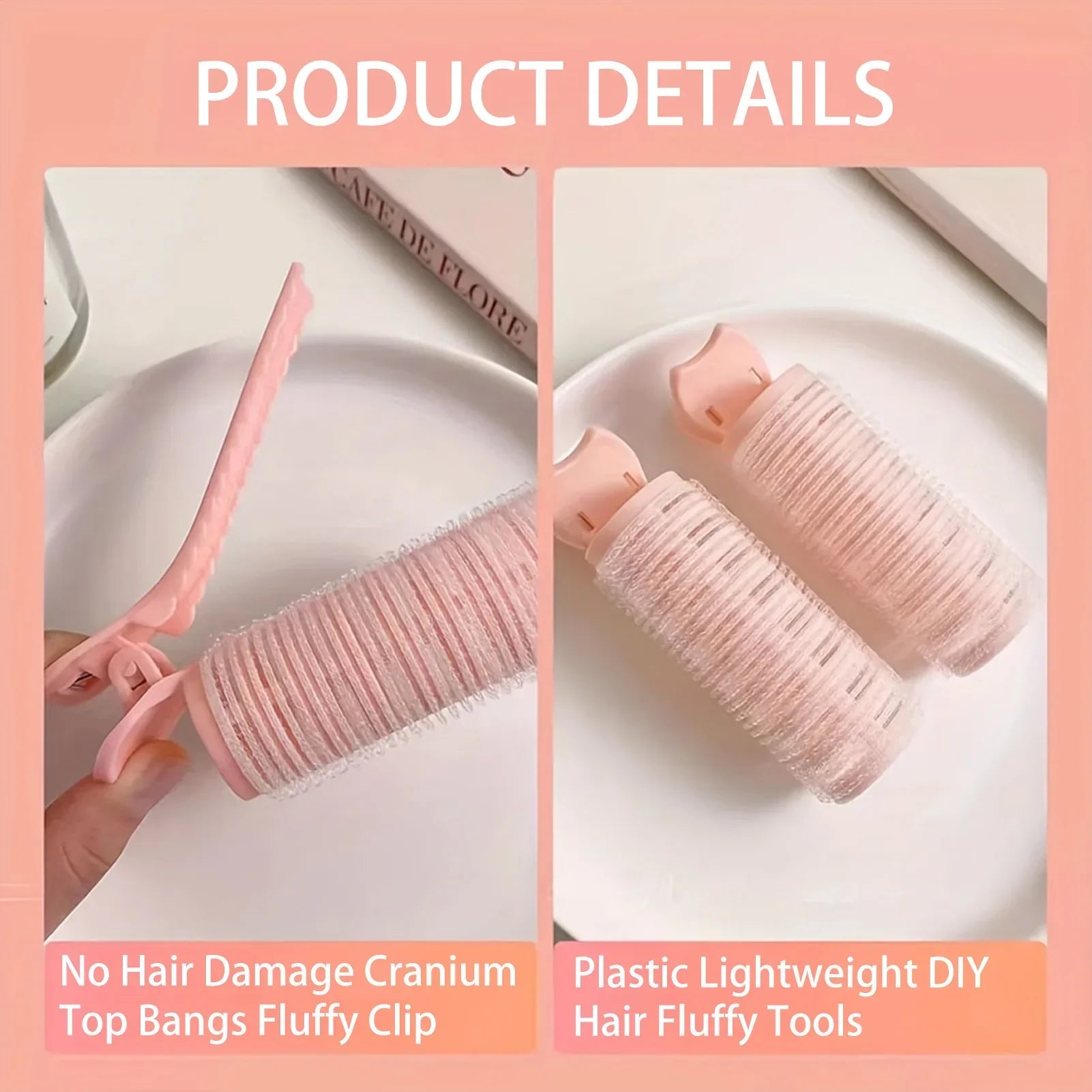Heatless Hair Curling Clips