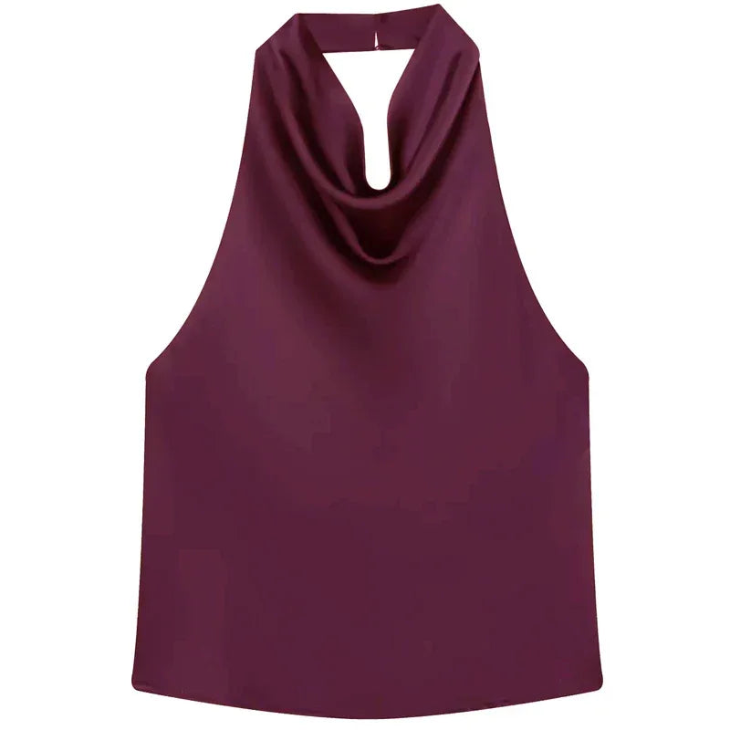 Top Halter Satén