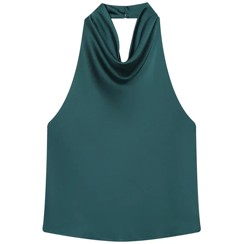 Top Halter Satén