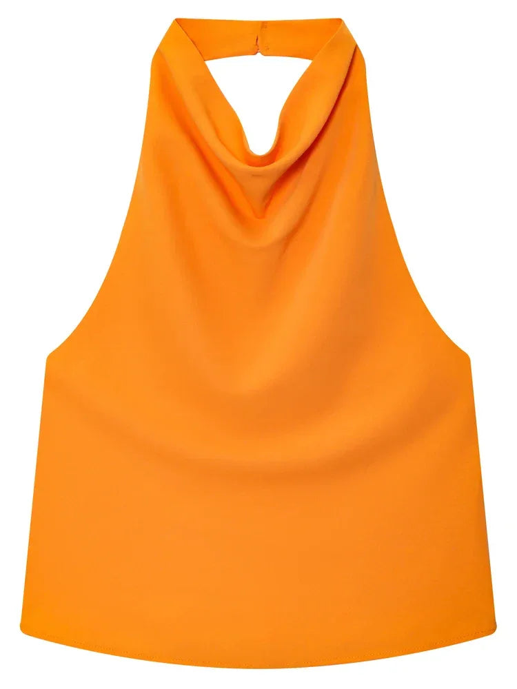 Top Halter Satén