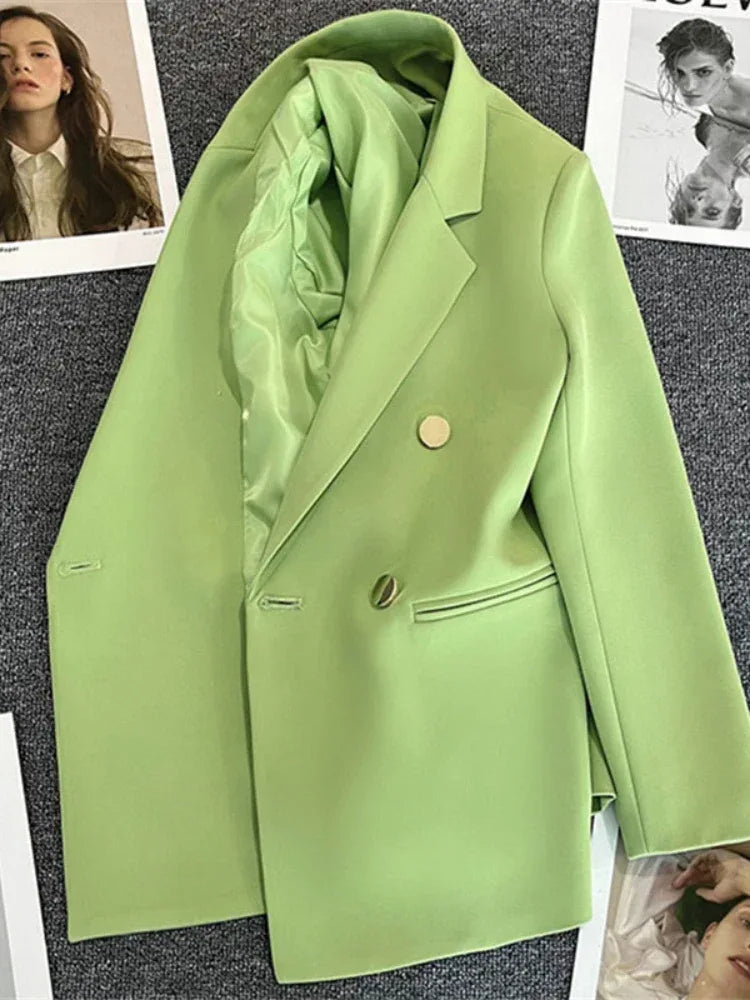 Blazer Femenino Doble Botonadura