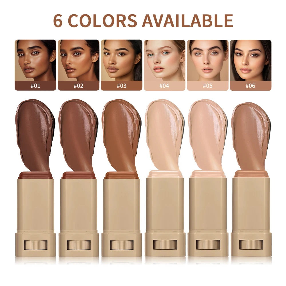 Serum-Boosted Skin Tint Stick – Nourishing, Buildable Coverage Foundation