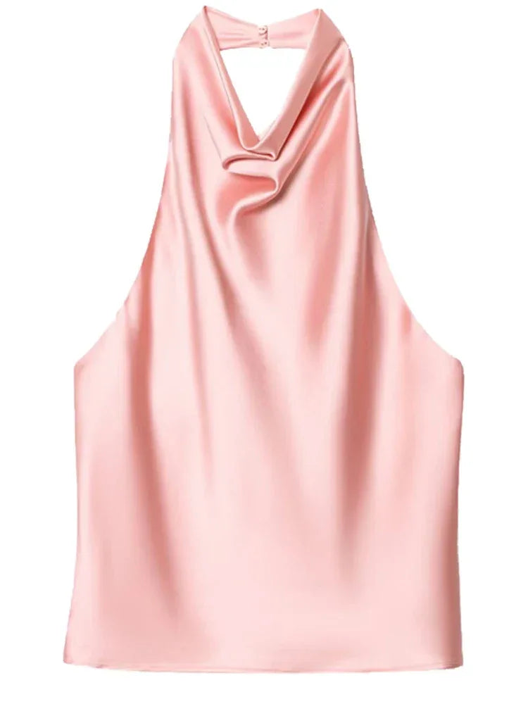 Top Halter Satén