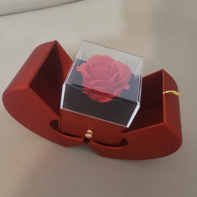 Rosa Eterna + Collar “A Mi Hija”