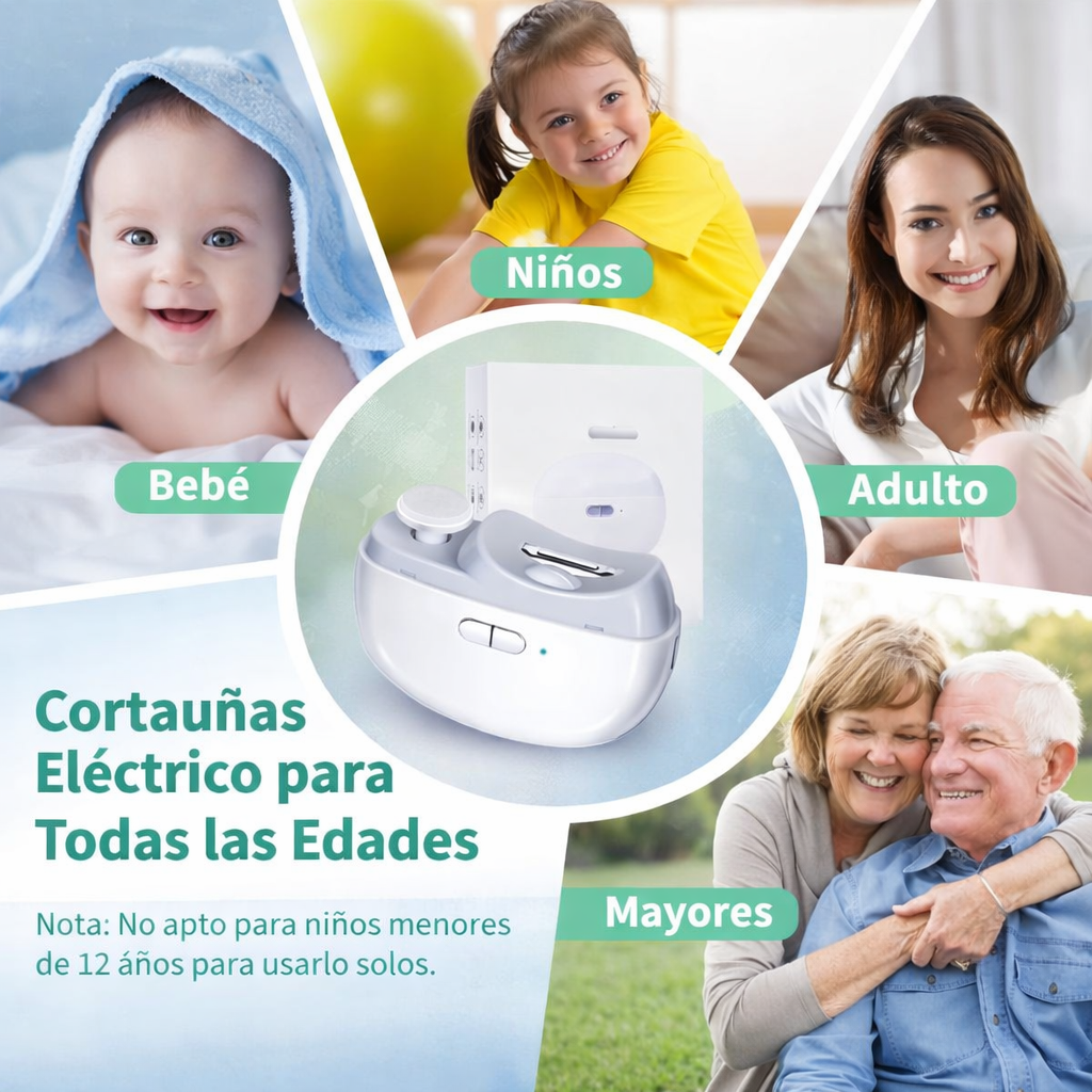 Cortaúñas y Pulidor Eléctrico NailCare™