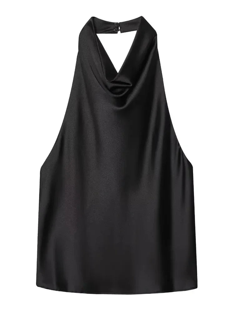 Top Halter Satén