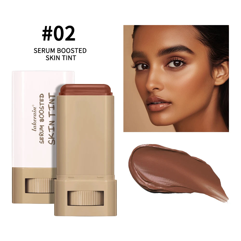 Serum-Boosted Skin Tint Stick – Nourishing, Buildable Coverage Foundation