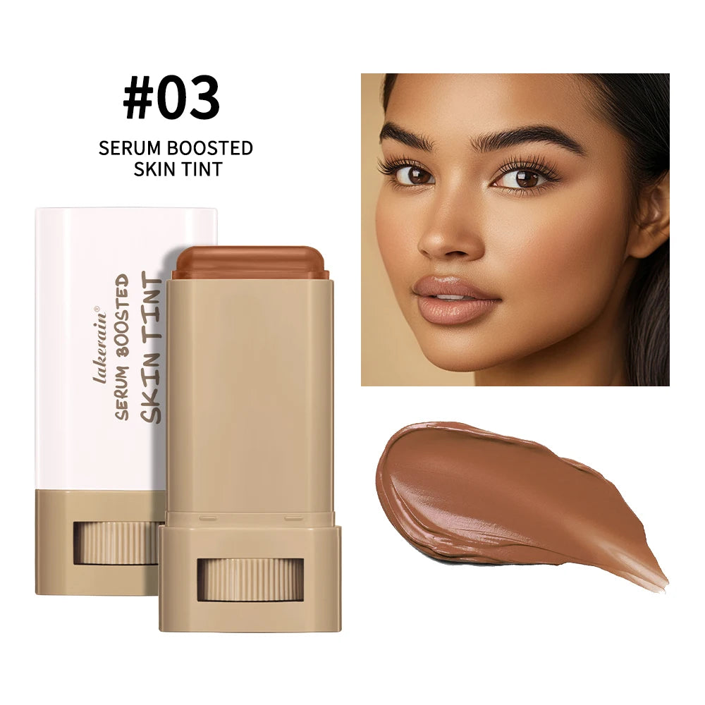 Serum-Boosted Skin Tint Stick – Nourishing, Buildable Coverage Foundation
