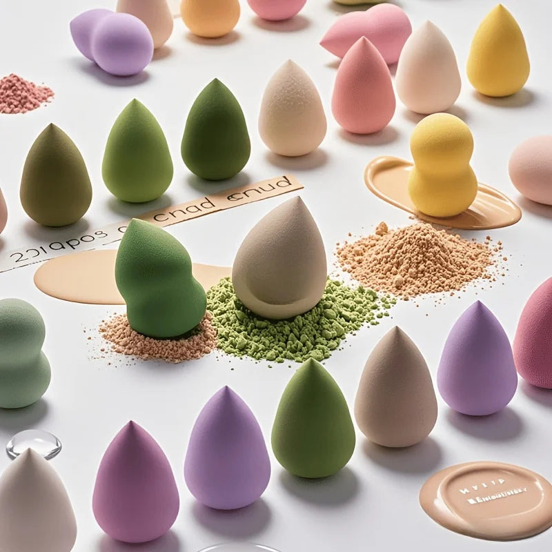 Hydrophilic Blending Sponge Set – Latex-Free Foundation & Contour Applicators