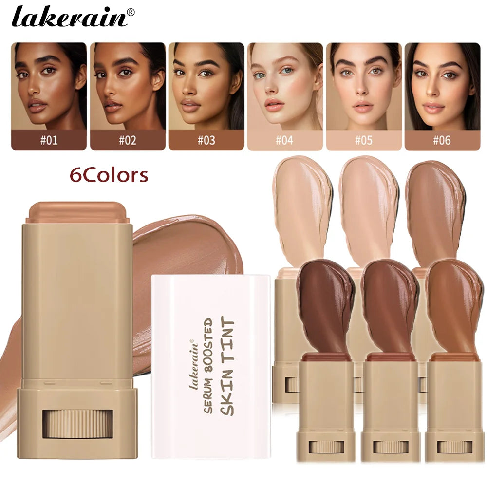 Serum-Boosted Skin Tint Stick – Nourishing, Buildable Coverage Foundation