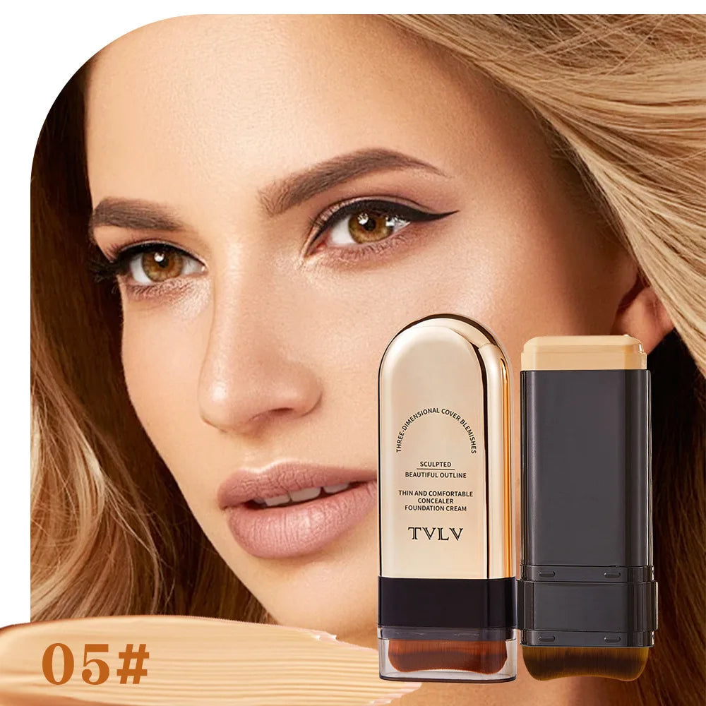 TVLV Double-Ended Foundation & Contour Stick – Lightweight, Long-Lasting Coverage
