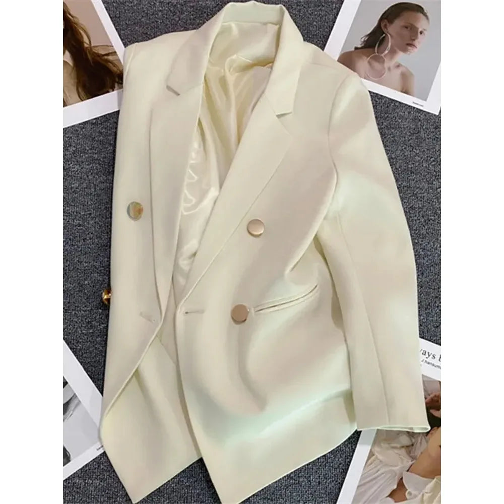 Blazer Femenino Doble Botonadura