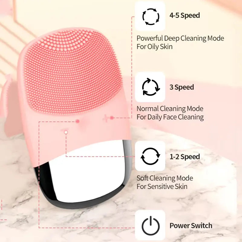 Sonic Electric Facial Cleansing Brush