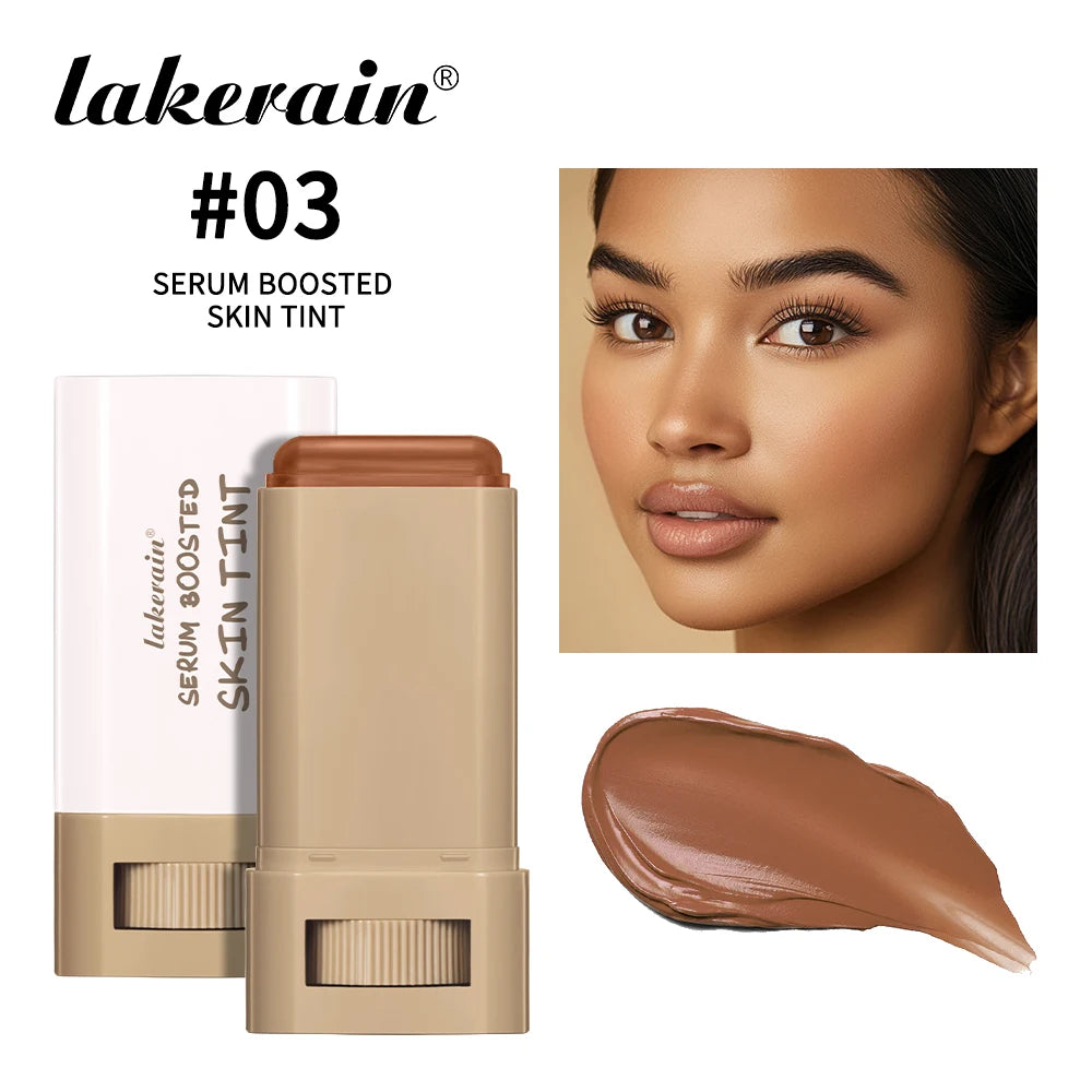 Serum-Boosted Skin Tint Stick – Nourishing, Buildable Coverage Foundation