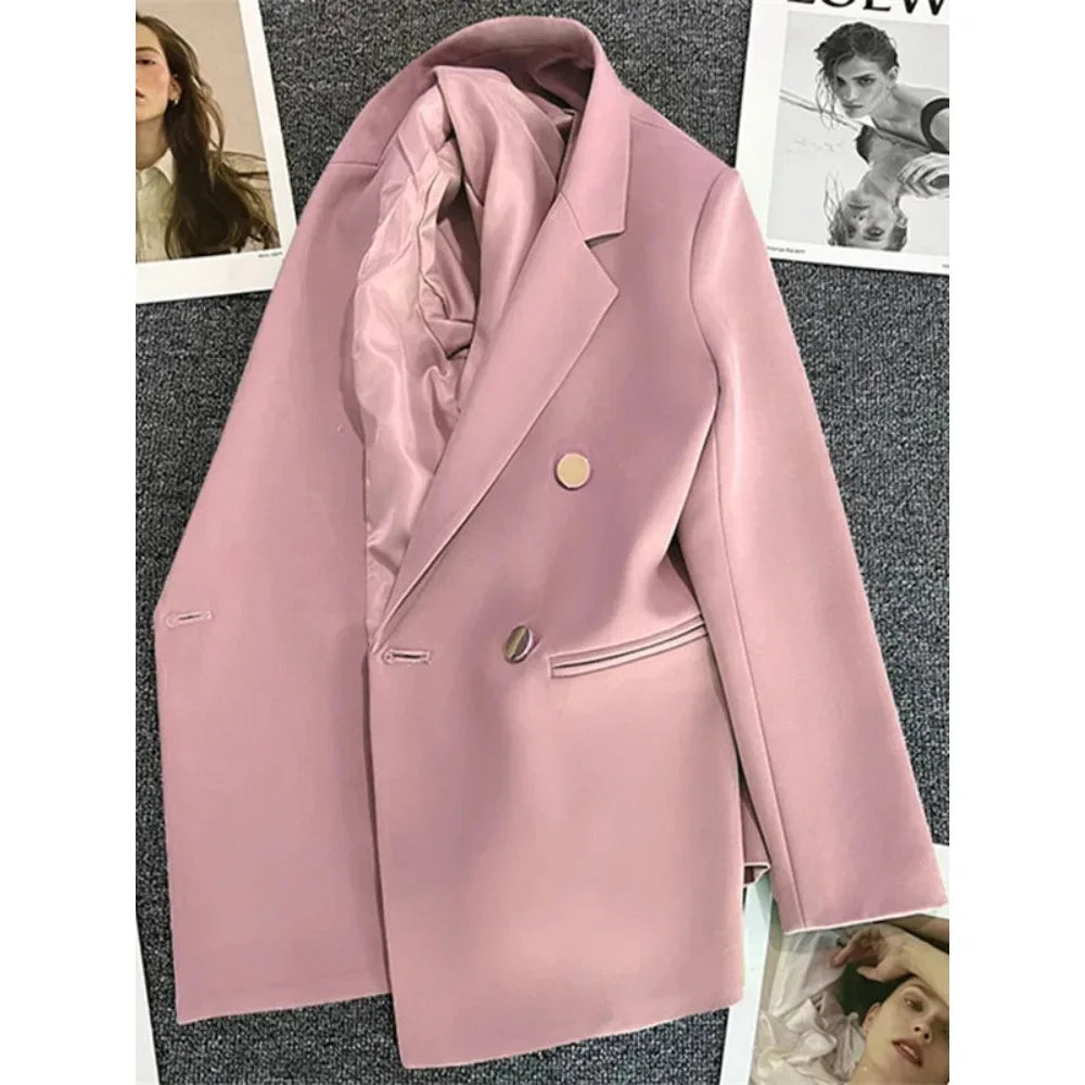 Blazer Femenino Doble Botonadura
