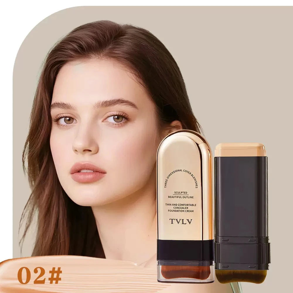 TVLV Double-Ended Foundation & Contour Stick – Lightweight, Long-Lasting Coverage