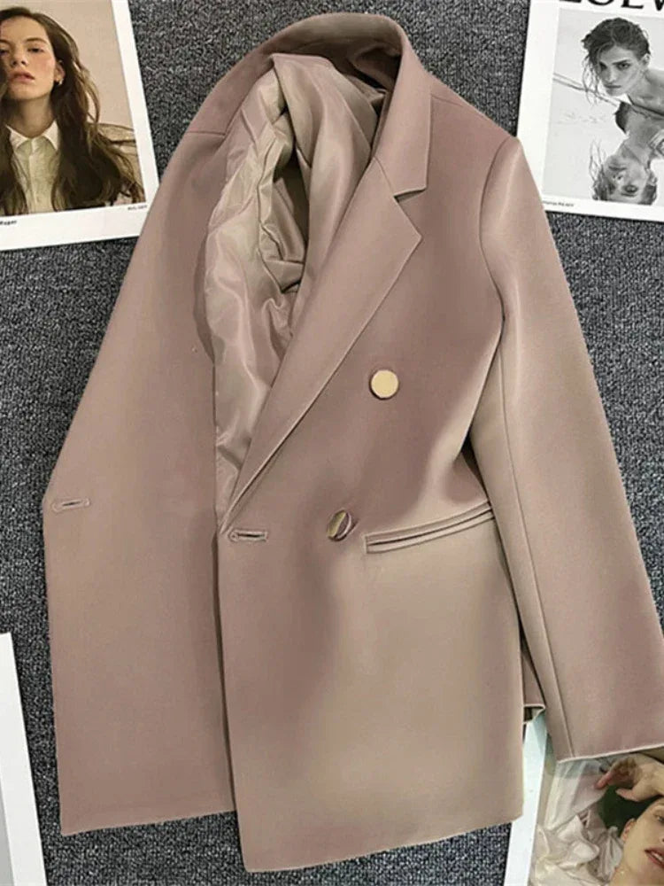 Blazer Femenino Doble Botonadura