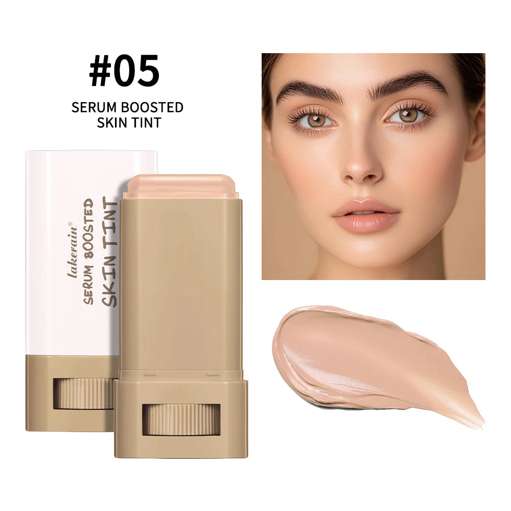 Serum-Boosted Skin Tint Stick – Nourishing, Buildable Coverage Foundation