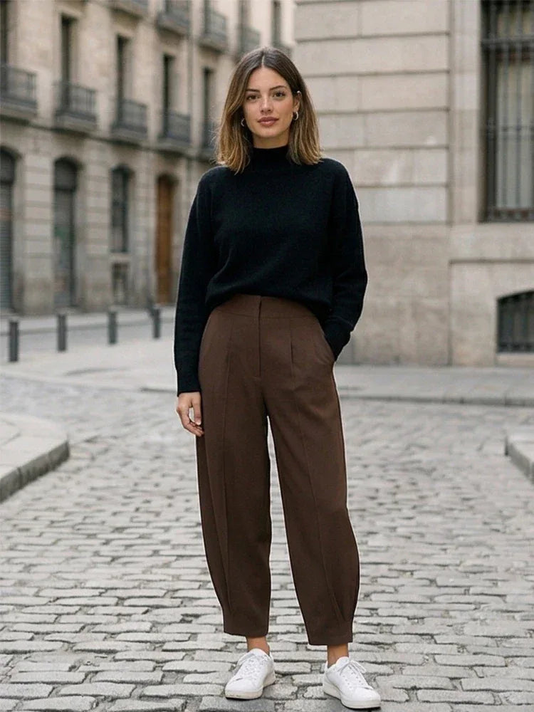 Pantalón Palazzo Plisado
